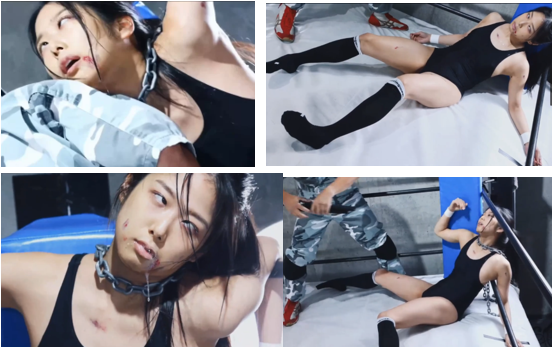 日本格斗少女被无规则暴打翻白眼+吐口水+吐舌头爆浆死亡 [1V][百度网盘下载]-阿黑颜