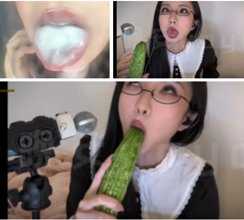 ASMR_晚安yoyo_炼乳苦瓜阿黑颜_鱼眼镜头系列3.0助眠 [3p2v+1.1G][百度盘下载]-阿黑颜